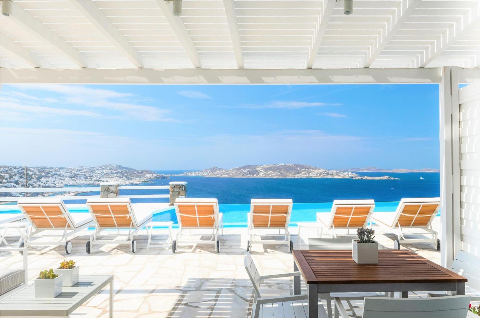 Aeri Villas & Apartments Tourlos Exterior foto