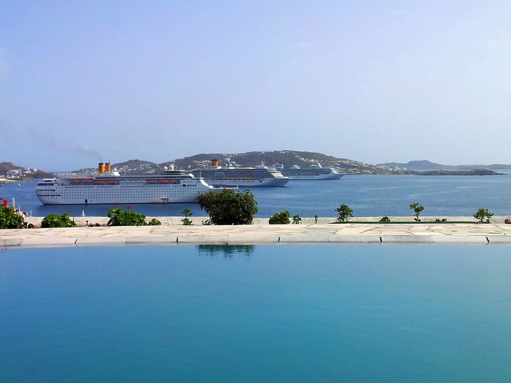 Aeri Villas & Apartments Tourlos Exterior foto